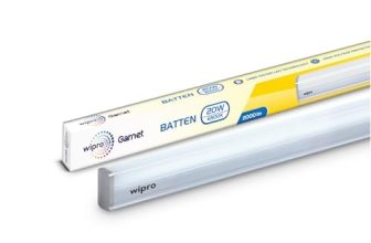 Wipro Garnet 20W LED Batten for Living Room & Bedroom | 2 Feet | Bright & Energy Efficient Tubelight for Home | Cool Day Light (6500K) with 2000 Lumen | Pack of 1