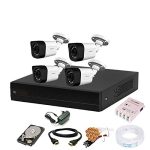 CP Plus Wired 1080p HD Outdoor Camera Combo Set