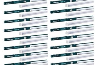 Bajaj Ivora 20W Cool Day Light LED Tubelight (Pack Of 20) | LED Tube Light For Home | IR Free | UV Free | Voltage Surge Protection Of 4 KV | Bright & Energy Efficient | White | 1 Yr Warranty