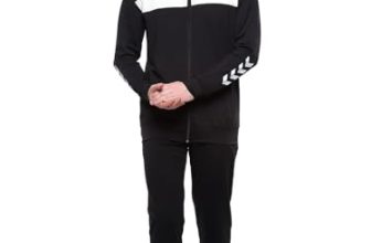 hummel Griz Men’s All weather Regular Fit Track Suit with Zipper and Pockets Comfortable Breathable Stretchable Soft Fabric For Everyday Use Ideal for Gym Training or Running Loungwear – XL