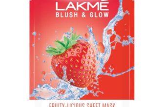 Lakme Blush & Glow Strawberry Sheet Mask|| 25 ml