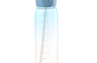 CELLO Inspire Large Sipper Water Bottle, 900ml Sky Blue | Food Grade, Leakproof, Easy to Carry | Gym Straw Water Bottle For Fitness, Office, School, Sports, Picnic, Travel & Outdoor Hydration