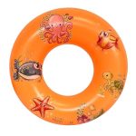 Cockatoo SF333- Inflatable PVC Swimming Floats with Handles,Medium Swimming Pool Floats, Size:80 Cm, Orange