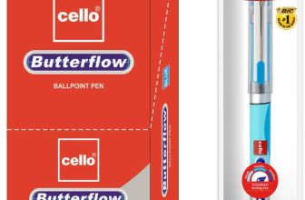 Cello Butterflow Ball Pen(Pack of 10, Ink Color – Blue)