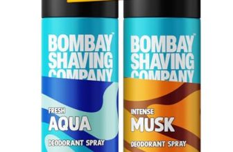 Bombay Shaving Company Deodorant Aerosol Combo – Aqua & Musk – 150Ml X 2 |Deodorant For Men Long Lasting| 300 ML (Lemon)