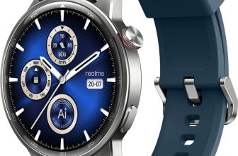 realme Watch S2, 1.43″ AMOLED Display, Super AI Engine & upto 20 days battery Smartwatch(Blue Strap, One Size)