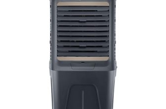 Orient Electric Tornado 65L Desert Air Cooler for home | Densenest Honeycomb Pads | Fully Collapsible Louvers, Inverter Compatible | High Air Delivery | 1 Year Warranty by Orient | Dark Grey