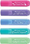 FABER-CASTELL Wallet of Pastel Color Textliner Pastel (Set of 5, Multicolor)(Set of 5, Multicolor)