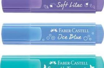 FABER-CASTELL Wallet of Pastel Color Textliner Pastel (Set of 5, Multicolor)(Set of 5, Multicolor)