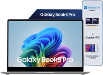 Samsung Galaxy Book5 Pro AI PC Full Metal Chasis Intel Core Ultra 7 256V – (16 GB/1 TB SSD/Windows 11 Home) NP940XHA Thin and Light Laptop(14 Inch, Gray, 1.23 Kg, With MS Office)