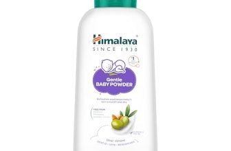 Himalaya Gentle Baby Powder 400g | Keeps baby’s skin smooth & dry with natural goodness | Olive Oil, Almond Oil & Yashad Bhasma | No.1 Baby Powder Brand | No.1 Dr. Recommended | 99% NOI