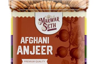 Marwar seth Premium Anjeer | Naturally Dried Soft & Juicy Figs | Fresh Whole Dry Fruit Figs(1 x 1 kg)