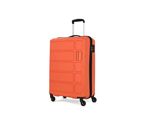 Aristocrat Set of 3 Prime 3 Pc Cabin 55cm(Small) Check-in 66cm(Medium) Check-in 75cm(Large) 8 Wheels Trolley Bags for Travel Hard Case Luggage, Combination Lock (Blue) | 3-Year Warranty