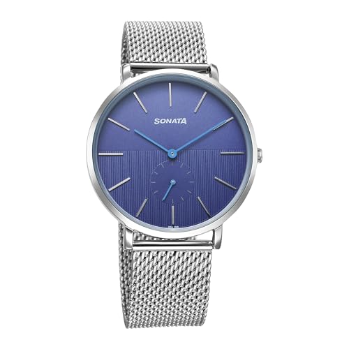 Titan Workday Wonders Quartz Analog with Date Mother of Pearl Dial Stainless Steel Strap Watch for Women