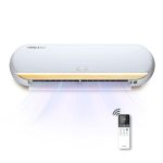 Lloyd Stellar Grace 1.5 Ton 5 Star Wi-Fi Inverter Split AC (6 in 1 Expandable, Cools Even at 60°C, Mood Lighting,In-Built Air Purifier,Direct Voice Command, Copper, Warm Grey, New Launch GLS18V5FWMGT)