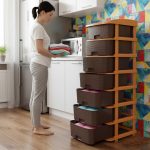 MAXTID Cosmetic & Make-up Organizers(Brown, Plastic)