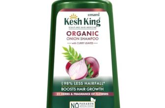 Kesh King Scalp and Hair Medicine Organic Onion Shampoo with Curry Leaves 1L