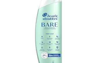 Head & Shoulders BARE Anti-Dandruff Shampoo, Pure clean, Sulfate-Free, Silicone-Free, Dye-Free, Gentle shampoo, 400ml