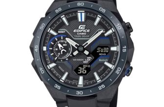 Casio Edifice ECB-2200PB-1ADF Bluetooth Analog-Digital Black Dial Men Watch Black Resin Strap (ED611)