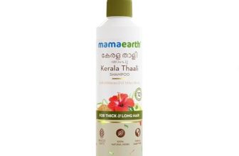 Mamaearth Kerala Thaali Shampoo with Hibiscus, Shikakai, Amla, Flax Seeds for Thick & Long Hair – 250 ml| Ready To Use Thali | Gently Cleanses | Adds Shine | 12 Potent Herbs | 100% Natural Herbs