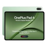 OnePlus Pad 4, Snapdragon® 8 Elite Gen 5 Platform, 33.53cm 13.2″ 3.4K Screen, 144Hz Adaptive, 8 Speakers, AI Powered, PC-Level Productivity, 13,380 mAh Battery, 8GB + 256GB, WiFi,Sage Mist