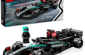 LEGO Speed Champions Mercedes-AMG F1 W15 Race Car Toy Vehicle 77244 (267 Blocks)(Multicolor)