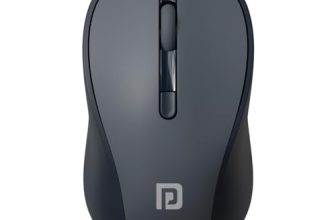 Portronics Toad 34 Wireless Mouse with 2.4 GHz Wireless, Adjustable Sensitivity, USB Receiver, Ergonomic Design, for Laptops, Desktops PC, Mac (Grey)