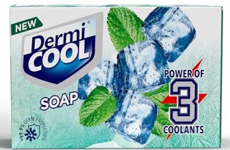 Dermi Cool Soap With The Power Of 3 Coolants – Camphor, Menthol, Thyme Oil | 99.9% Germ Protection | 125 GM Each | Pack of 5