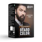 Beardo Beard Color For Men – Natural Brown, 70ml | Long Lasting | No Ammonia | Easy to apply, No Stain Beard Hair Colour for men | Skin Friendly Hair dye