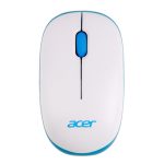 acer Wireless Mouse (1600 DPI/2.4 GHz Wireless Frequency/Optical Sensor/USB Dongle) | Color: White/Blue