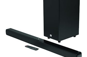 JBL Cinema SB190 Deep Bass, Dolby Atmos Soundbar with Wireless Subwoofer for Extra Deep Bass, 2.1 Channel with Remote, Sound Mode for Voice Clarity, HDMI eARC, Bluetooth & Optical Connectivity (380W)