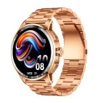 itel Unicorn Max Smartwatch with 1.43″ AMOLED Display, 1000 Nits Brightness, AI Voice Assistant, Bluetooth V5.3, IP68 Waterproof, 200+ Watch Faces, 100+ Sports Modes (Copper Gold)