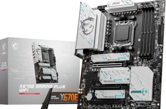 MSI X670E Gaming Plus WiFi Motherboard, ATX – Supports AMD Ryzen 7000 Series Processors, AM5, DDR5 Memory Boost 7800+MHz/OC, 3 x PCIe 5.0 x16, 1 x M.2 Gen5, Wi-Fi 6E