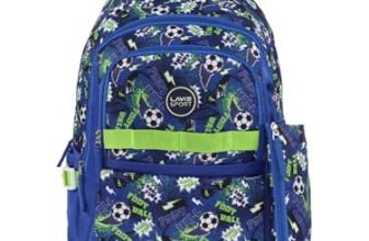 Lavie Sport soccer Laptop Backpack | 36 Liters | Fits Upto 16 Inch | Laptop Compatiable | Rain Cover | Gift for Boys & Girls