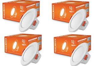 Halonix Kornet 5.5-Watt LED Downlighter (Pack of 4, Cool Day Light)