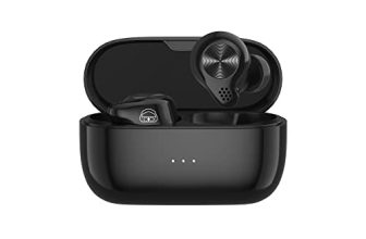 EKKO Earbeats T07 Bluetooth Truly Wireless Earbuds with mic, ENC Call Noise Cancellation,30H Playtime,10MM Driver, Twin Connect, Maxx Bass, Water Resistance (Black)