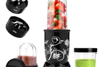 Wonderchef Nutri-blend 500W Mixer Grinder, 22000 RPM Motor, Smoothie Maker, Masala Grinder, Chutney Blender, 3 Unbreakable Jars, Recipe Book by Chef Sanjeev Kapoor, 2 Yr Warranty, Black