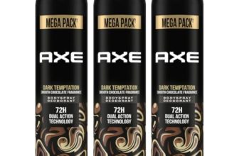 Axe Dark Temptation Long Lasting Deodorant Bodyspray For Men 215 ml & Axe Dark Temptation Long Lasting Deodorant Bodyspray For Men 215 ml each (Pack of 3)