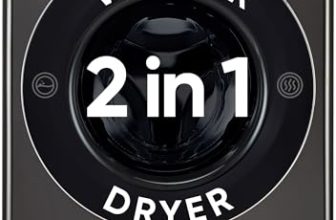 LG 12 Kg (Wash) / 7 Kg (Dry), AI Direct Drive Technology, Steam+ & Wi-Fi Front Load Fully Automatic Washer Dryer (FHD1207STB, Intelligent & Convenient Fabric Care & Turbowash 360, Platinum Black)