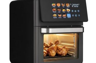 Lifelong 4.2 Litre Digital Air Fryer | Touch Control, 7 Preset Menu, Detachable Handle, Non-Stick Basket, Rapid Air Technology | Oil-Free Cooking for Grilling, Roasting & Baking | Energy Efficient