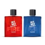 Set Wet Perfume for Men ICE & FIRE 100ml X 2 Packs | Long Lasting Perfume for Men|Gift for Men