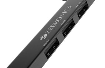 ZEBRONICS 210HB Zeb-210HB USB Hub(Grey)