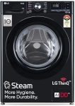 LG 12 Kg, 5 Star, AI Direct Drive Technology, Wi-Fi, Steam Fully Automatic Front-Loading Washing Machine (FHP1412Z3O, Intelligent & Convenient Fabric Care, Allergy Care, In-Built Heater, Onyx Black)