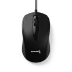 AOC Wired USB Mouse – Ergonomic Comfort for Long‑Duration Use – High‑Precision Tracking – USB Plug‑and‑Play – Budget Friendly – Black Finish – Ideal for Business Office and Competitive Gaming