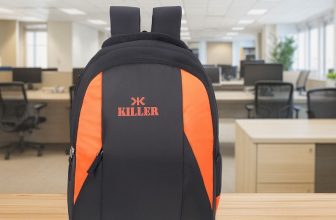 KILLER Unisex Premium Quality, Office/College/School Laptop Bag 30 L Trolley Backpack(Black, Orange)