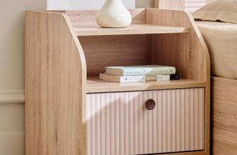 Home Centre | Lexus | Engineered Wood | Bed Side Tables with Drawers | Oak | 1 Year Warranty