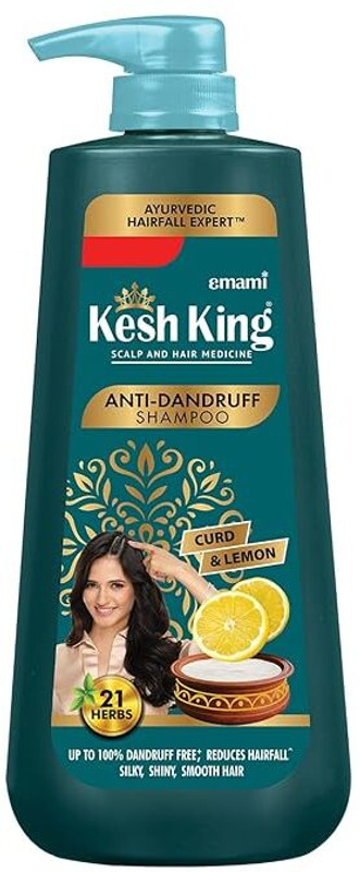 Kesh King Gold Anti-Dandruff Shampoo with 21 Herbs for Men & Women(1000 ml)