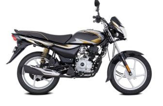 Bajaj Platina 100 Es Drum Motorcycle/Motorbike – Black Gold – Ex-Showroom