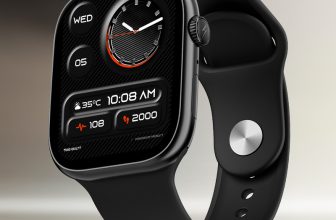 Fire-Boltt Rise X 1.96 HD Display, Wireless Charging, Rotating Crown, Bluetooth Call Smartwatch(Classic Black Strap, Free Size)