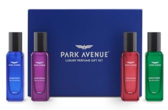 Park Avenue Luxury Perfume Gift Set for Men, 4×20 ml | Euphoria, Conquer, Harmony & Discoverer Perfume | Eau De Parfum | Premium Luxury Perfume for Corporate Man | Perfume for men Long Lasting Smell